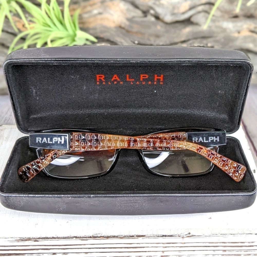 Ralph by Ralph Lauren RA7059 Eyeglasses Eyewear Black/Brown Frames w/ Ca…